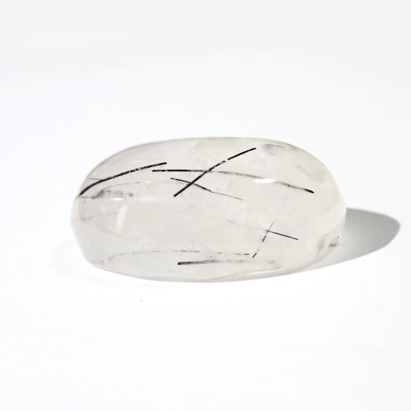 5274-『天然石ルース』　ブラックトルマリン クォーツ（ホール無）　約２３ｘ１７ｘ９ｍｍ（5.6ｇ）　１個 |  | 02