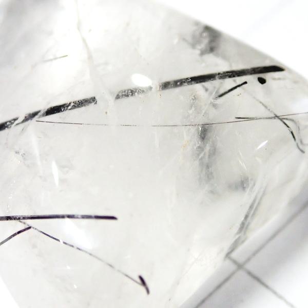 5281-『天然石ルース』　ブラックトルマリン クォーツ（ホール無）　約２０ｘ１８ｘ９ｍｍ（4.9ｇ）　１個 |  | 03