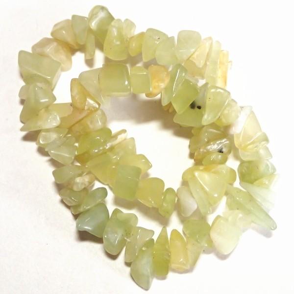 5413-《天然石　さざれ》　ニュージェイド　約１８cm　１本 | 