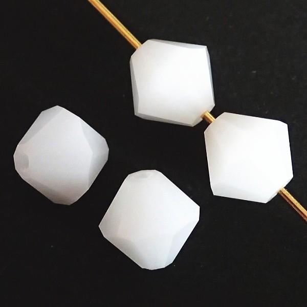 5457-ＳＢ８ＷＡ　スワロフスキー ８mmソロバン　ホワイトアラバスター　４個/１パック | 