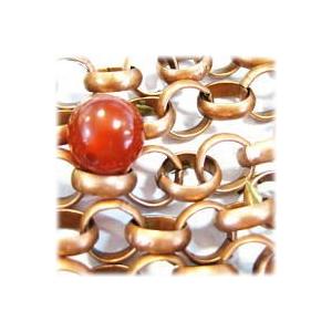 5493-【チェーン】　７mm　銅古美　１メートル　１本 | 