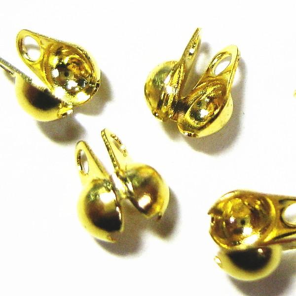 5553-【基本パーツ】　Vカップ　金色　２．３mm用　１０個/１セット | 