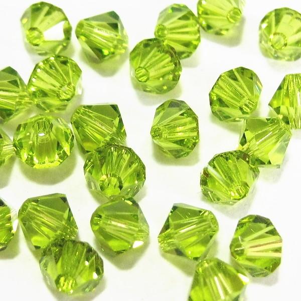 5842-ＳＢ５ＬＯＬ　スワロフスキー 5mmソロバン　ライトオリーブ　25個/1パック | 