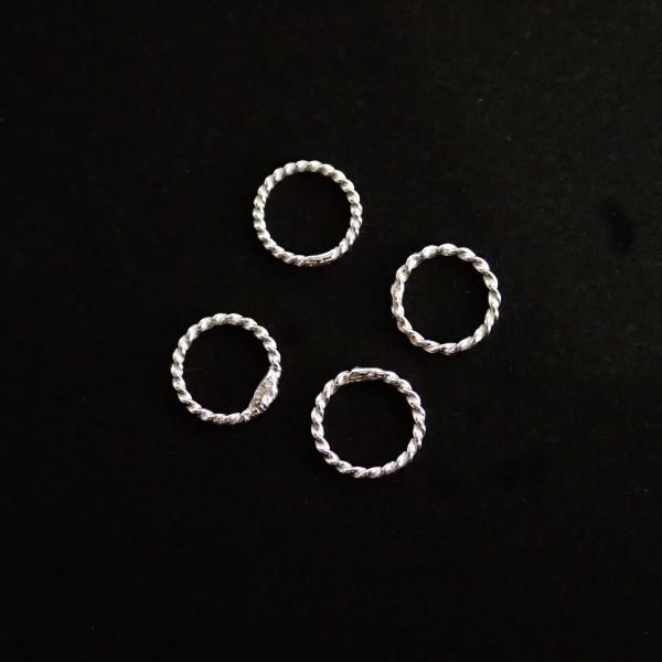 6068-【シルバー９２５】　スターリングシルバー　スモールリング　６mm　４個/１セット | 