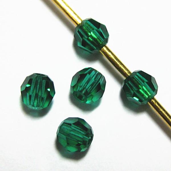 6171-swarovski　＃5000　エメラルド　３mm　５個/１パック | 