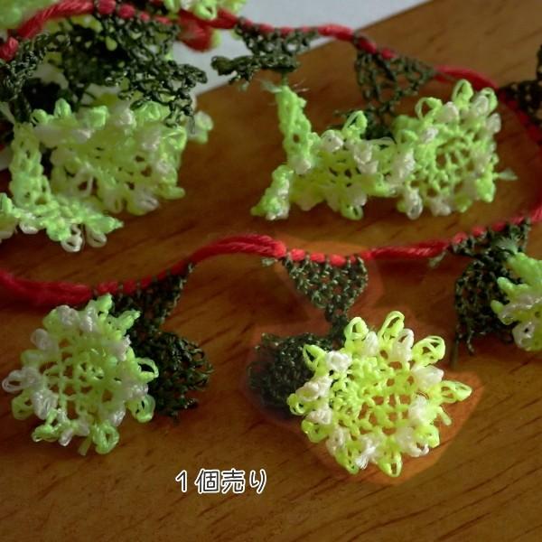 6417-［Turkish　Oya］　レース編み　イーネオヤ　１８mm（最大幅）　１個 |  | 01