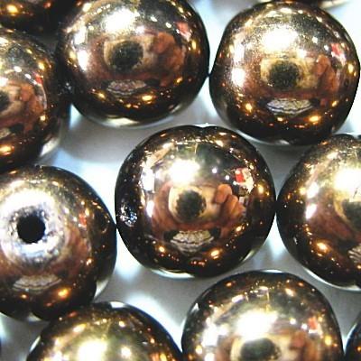 0067-8RD/14415 【チェコ　８丸】 ダークブロンズ　８ミリ　２５個/１パック | 