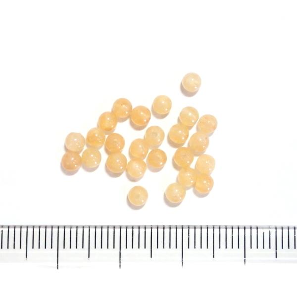 6702-天然石 3mm丸玉 ピーチアベンチュリン 25粒 |  | 01