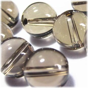 6746-天然石 10mm丸玉 スモーキークオーツ 10粒 | 