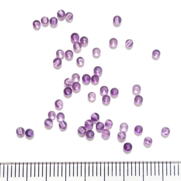 6751-天然石 2mm丸玉 アメジスト 50粒 |  | 01