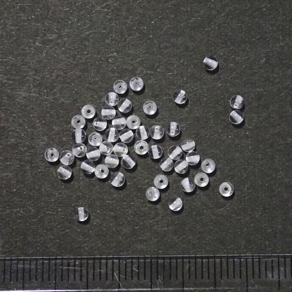 6755-天然石 2mm丸玉 ロッククリスタル 50粒 |  | 01