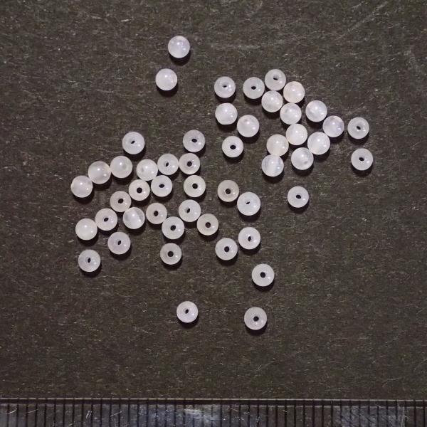 6760-天然石 2mm ローズクォーツ 50粒 |  | 01