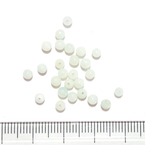 6769-天然石 3mm丸玉 アマゾナイト 25粒 |  | 01
