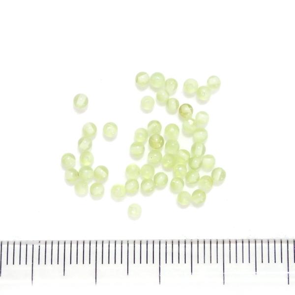 7024-天然石 2mm丸玉 ペリドット 50粒 |  | 01