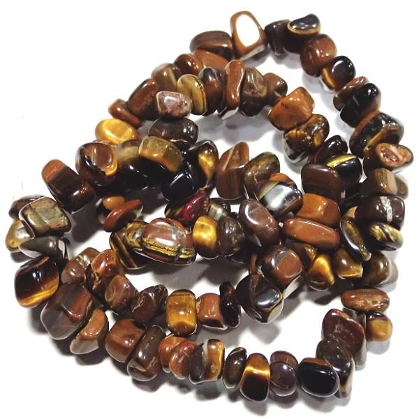 7099-《天然石　ころころ》　タイガーアイ　約３９cm/１本 | 