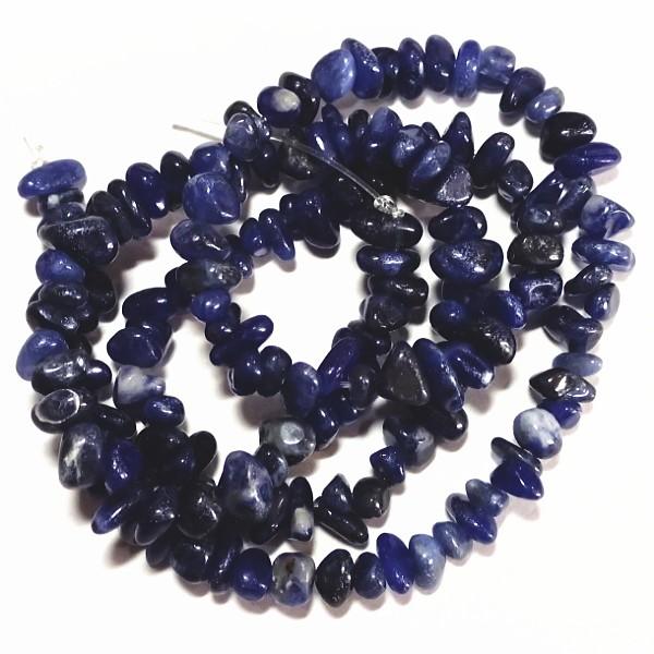 7755-《天然石　ちびころ》　ソーダライト　約３９cm/１本 | 