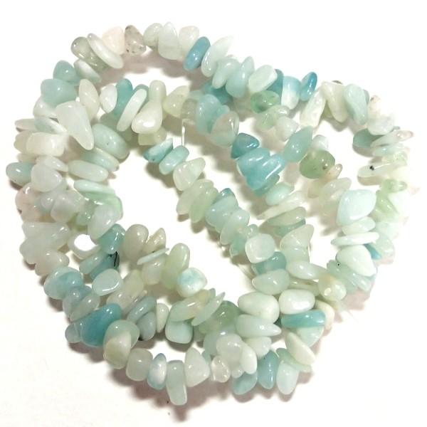 7780-《天然石　ちびころ》　アマゾナイト　約３９cm/１本 | 