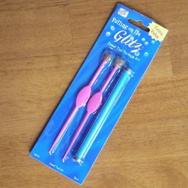 7812-《製作用道具》　ラインストーンポジショナー/リベットセッター　１２．５ｃｍ　３本セット※処分品50％OFF | 