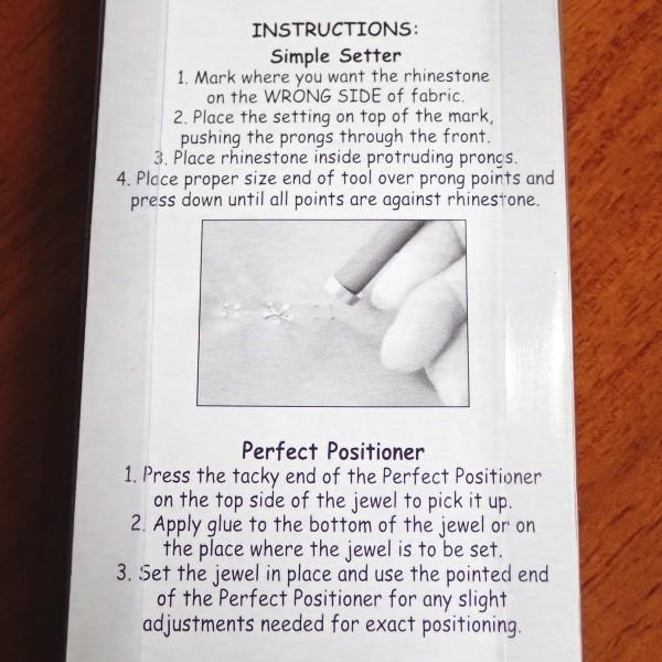 7812-《製作用道具》　ラインストーンポジショナー/リベットセッター　１２．５ｃｍ　３本セット※処分品50％OFF |  | 02