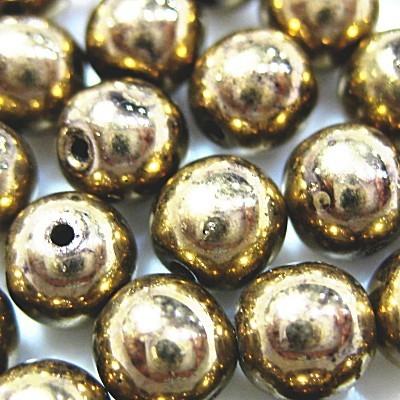 0080-6RD/90215 【チェコ６丸】 ブロンズ　６ミリ　５０個/１パック | 