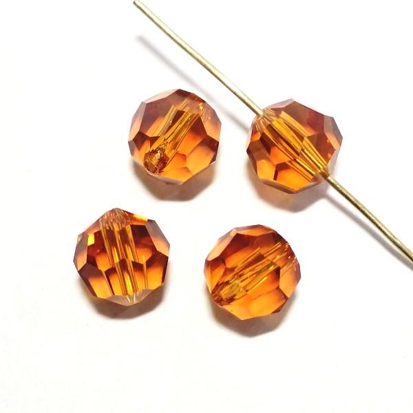 8348-ジャーマンガラスビーズ 10mm トパーズイエロー 4個/1パック |  | 02