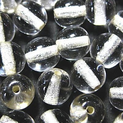 0086-6RD/SL0003 【チェコ６丸】 クリスタルシルバーライン　６ミリ　５０個/１パック | 