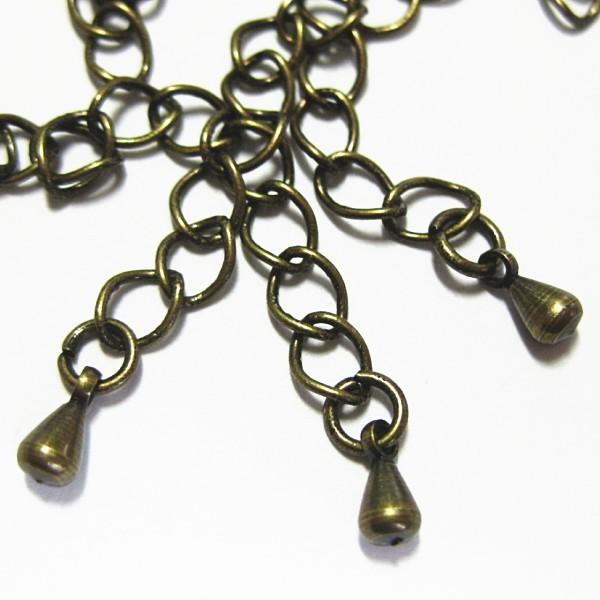 8747-【基本パーツ】　アジャスター　真鍮古美　全長６０mm　５個/１セット | 