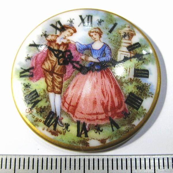 8957-《Vintage・カボション》　ラウンド　３５ｍｍ　１個 | 