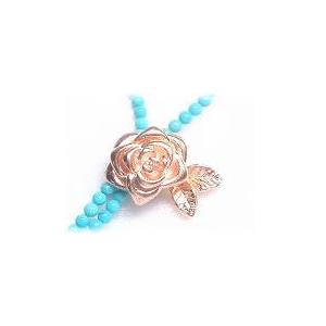 9136-《クラスプ》　マグネット　薔薇　真鍮古美　２０x１５mm　１個 |  | 03