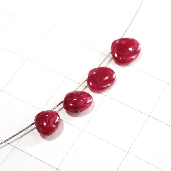 9155-《天然石Special》　ルビー　マロンドロップ　計０．８ｇ　４個/１パック |  | 02