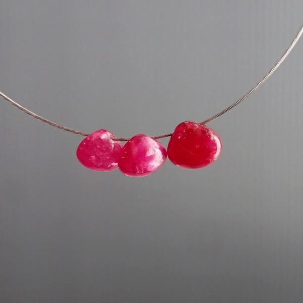 9156-《天然石Special》　ルビー　マロンドロップ　計０．６ｇ　３個/１パック |  | 03