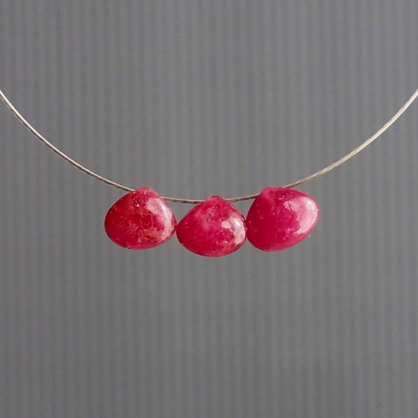 9161-《天然石Special》　ルビー　マロンドロップ　計１．０ｇ　３個/１パック |  | 03