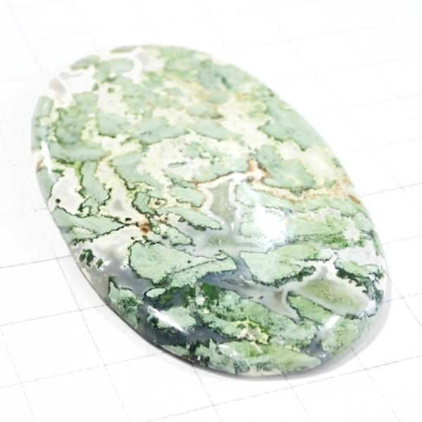 9166-『天然石ルース』　ジャスパー（ホール無）　約70.9ｘ41.5ｘ5.7mm（23.7ｇ）　１個 |  | 01