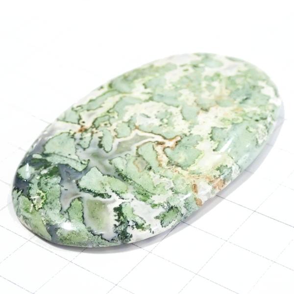 9166-『天然石ルース』　ジャスパー（ホール無）　約70.9ｘ41.5ｘ5.7mm（23.7ｇ）　１個 |  | 02