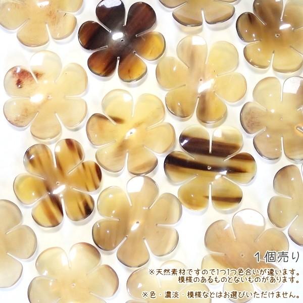 9376-［アフリカ水牛］　フラワー（６枚花びら）　５６mm平均　１個 |  | 01