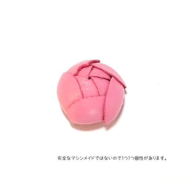 9489-『レザーフラワー』　ピンク　２３mm　１個 | 