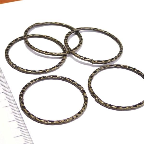 9496-《輪パーツ》　リングパーツ　真鍮古美　３５mm　５個/１パック | 