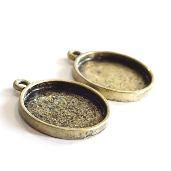 9535-［セッティング］　ミール皿　ラウンド　真鍮古美　２０mm（内径）　２個/１パック |  | 01