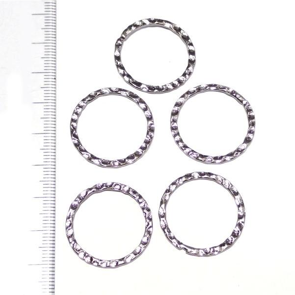 9688-《輪パーツ》　リングパーツ　銀古美　２５mm　５個/１パック |  | 01