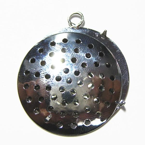 9912-《シャワー台》　ペンダントパーツ　ニッケル　２５mm　１個 | 