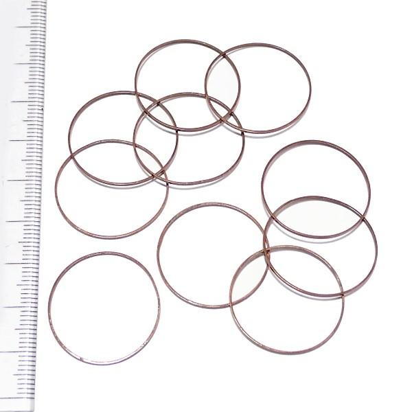 9928-《輪パーツ》　リングパーツ　銅古美　２５mm　１０個/１パック |  | 01