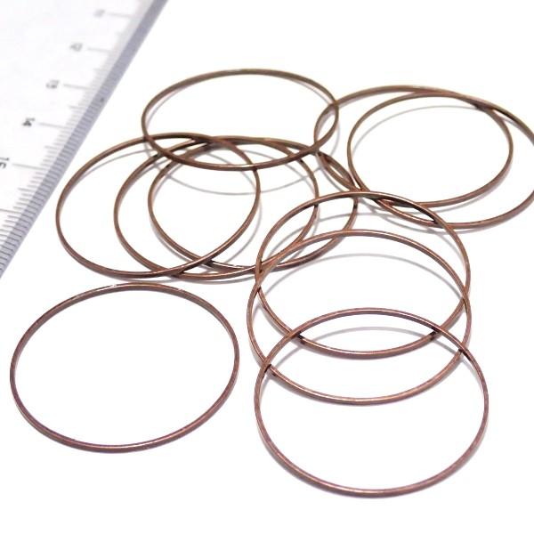 9931-《輪パーツ》　リングパーツ　銅古美　３０mm　１０個/１パック |  | 01