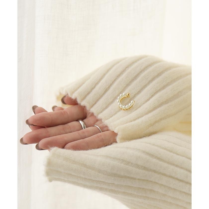 イヤーカフ ピアス 風 アクセサリー ノンホール ゴールド イヤカフ ゴールドアクセサリー 軟骨 ツイスト | HUG.U | 11