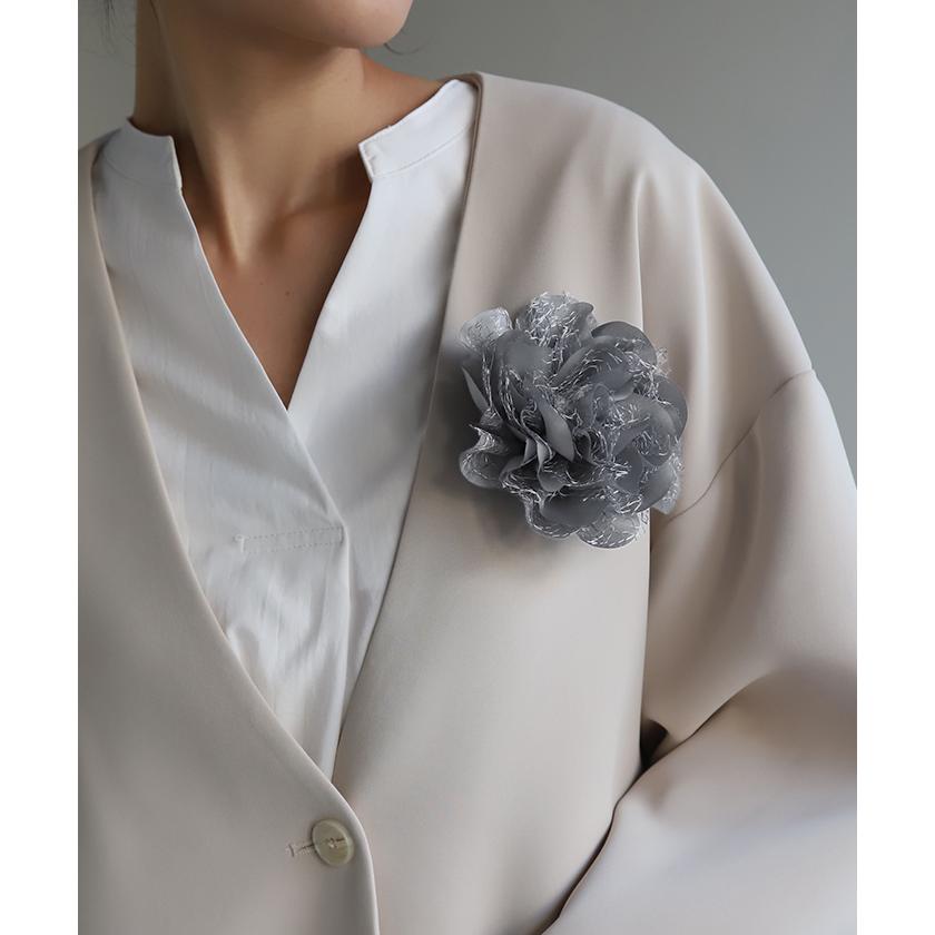 コサージュ フラワー レース フォーマル アクセサリー ブローチ ピン クリップ アクセ レディース 上品 | HUG.U | 16