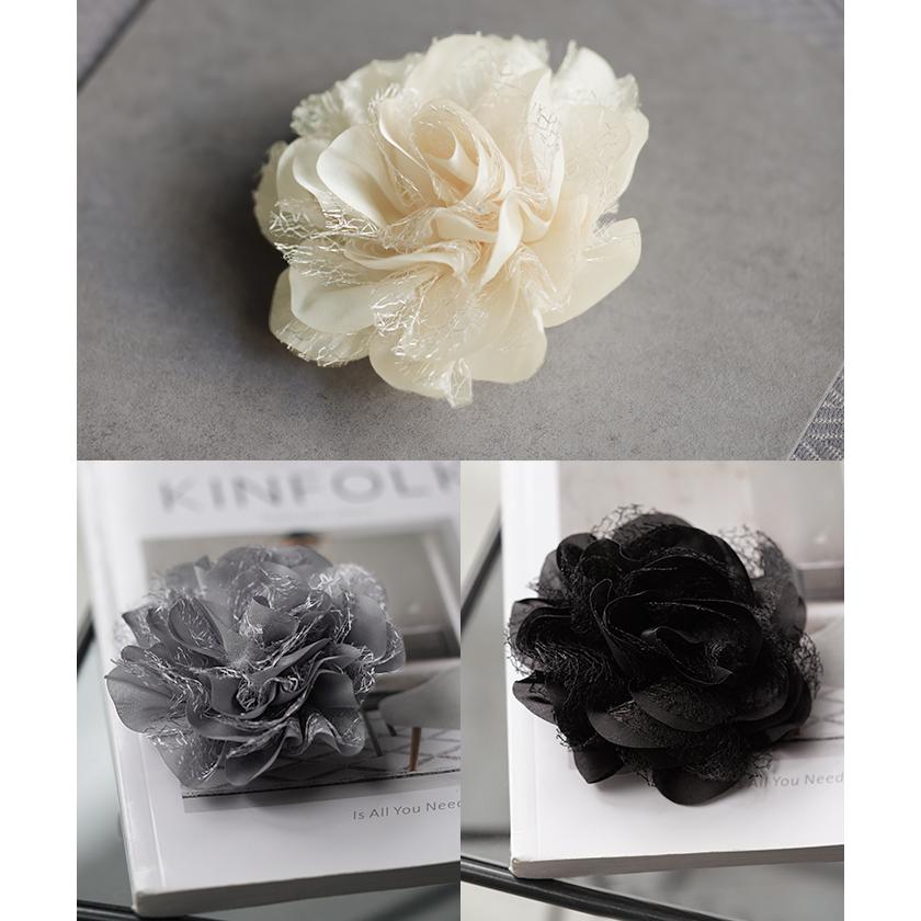 コサージュ フラワー レース フォーマル アクセサリー ブローチ ピン クリップ アクセ レディース 上品 | HUG.U | 05