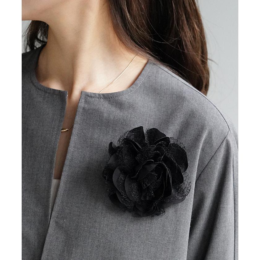 コサージュ フラワー レース フォーマル アクセサリー ブローチ ピン クリップ アクセ レディース 上品 | HUG.U | 07