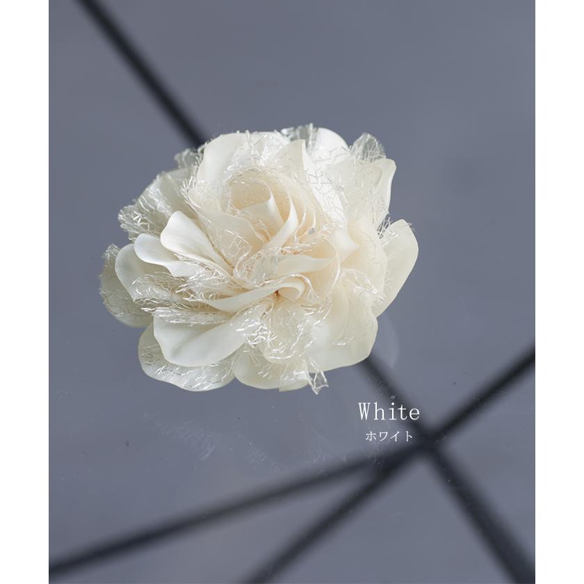 コサージュ フラワー レース フォーマル アクセサリー ブローチ ピン クリップ アクセ レディース 上品 | HUG.U | 10