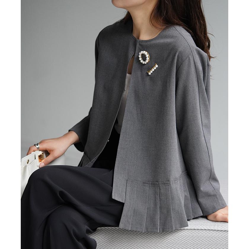 パール ブローチ アクセサリー ゴールド ゴールドアクセサリー ゴールドブローチ ピン サークル 円 アクセ | HUG.U | 07