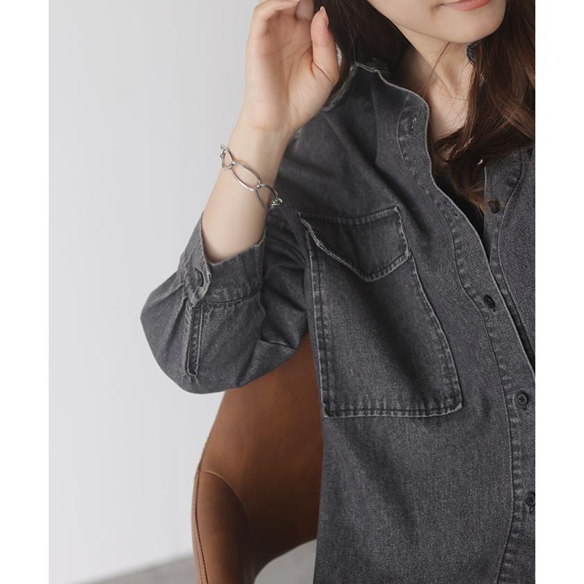 ブレスレット シルバー ゴールド 錆びにくい サージカルステンレス 金属アレルギー マンテルバー チェーン | HUG.U | 12