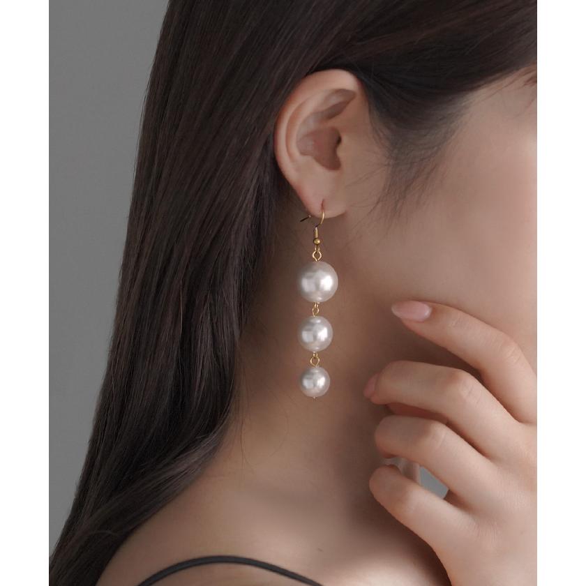 HUG.U（ハグユー） ピアス パール アクセサリー レディース ぶら下がり